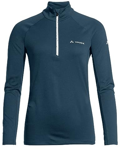 VAUDE Damen Women's Larice Light Shirt Ii Pullover, Dark Sea, 46 EU