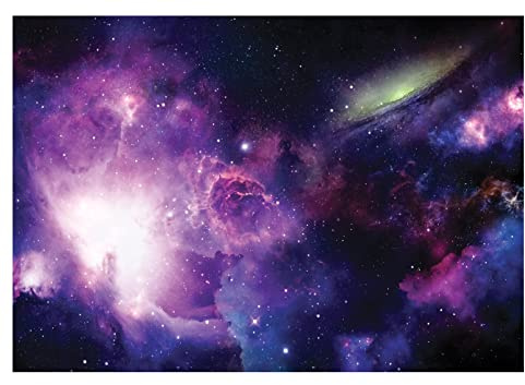 WallArena Vlies Fototapete, Weltraum, 368x254cm | Fototapeten - Tapeten - für Wohnzimmer Schlafzimmer - Vliestapete Wandtapete Tapete 3D Effekt- inkl. Kleister