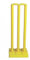 Kalindri sports Yellow Cricket Set with Bat, Stump, Ball for Boys Long Without Cover (7 Number, PVC Bat with Stumps)