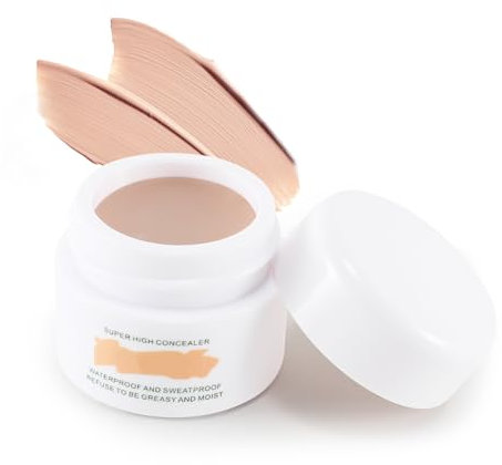 Boobeen Concealer Cream Full Coverage - Haut Concealer haben natürliche und Beige für Narben Prellungen und Abdecken dunkler Kreise Concealer Makeup Concealer Foundation für alle Menschen