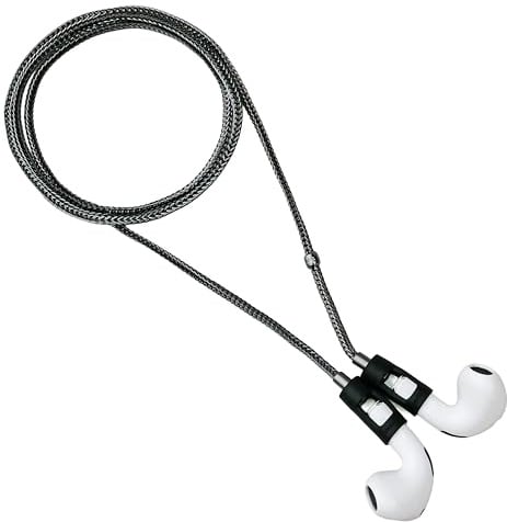 Tapper Hämatit schwarz beschichtete Netzkette für AirPods & AirPods Pro
