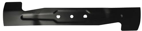 vhbw Ersatz-Messer kompatibel mit Makita BLM380, DLM380, DLM380Z, DLM382 Rasenmäher - Ersatzklinge Schwarz, 40MnB-Stahl