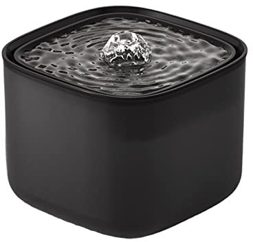 Katzenbrunnen, Automatische Katzen Trinkbrunnen, Haustier Wasserbrunnen, Wasserspender, Trinkbrunnen für Hunde Haustier Katzenbrunne rutschfest Automatisch Katze Wasserspender (Dark Grey)