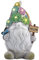 Solarleuchten Garten Figuren,Solar Gartenzwerg Gartendeko,Gartenzwerg Lustig mit Solarlampen,Wetterfest Gartenbeleuchtung Solar Deko,Gartenfigur Polyresin,für Terrasse Rasen Garten,Garten Geschenke