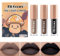 3Pcs Matte Lip Gloss Set, Black lipstick Matte Liquid Lipstick Set, Lip Stain Long-Lasting Waterproof Lipgloss, Makeup Gift Nude Lipsticks Set(3)