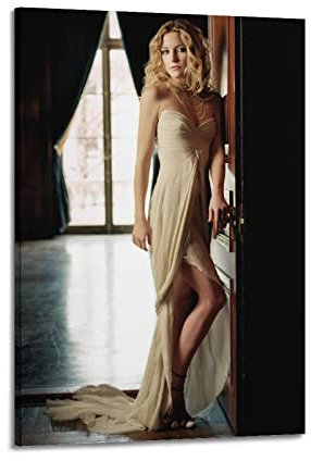 NOGRAX Kate Hudson Poster Bild Druck Leinwand Gemälde Schlafzimmer Ästhetik 20x30inch(50x75cm) Frame-style