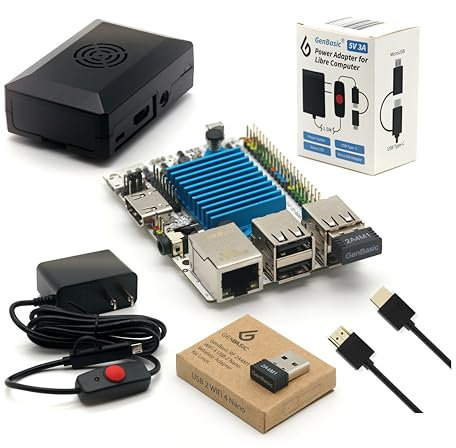 LoveRPi Le Potato AML-S905X-CC SBC Komplettes Starter-Kit (WiFi 4, Infrarot)