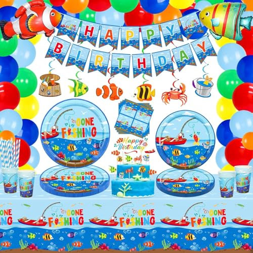 Tovaglia Compleanno , 114 Pezzi Palloncini Compleanno Stoviglie Per Feste di Compleanno Kit Palloncini Compleanno Decorazioni Torta Piatto Bicchiere di Carta Tira la Bandiera