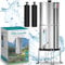 ORINKO Filtre à Eau par Gravité 8,5 L, Purificateur d'Eau avec Charbon Actif, Fontaine Filtrante pour Eau du Robinet, Eau de Pluie et Plus, Filtration Avancée