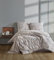 ZIRVEHOME Bettwäsche-Set 200x220 cm, 3-teilig, Baumwolle Renforcé, Beige/Grau - Bettbezug & Kissenbezug (80x80 cm), Geometrisches Design in Grau, Beige, Blau & Gelb, Mosaikmuster, Hernes