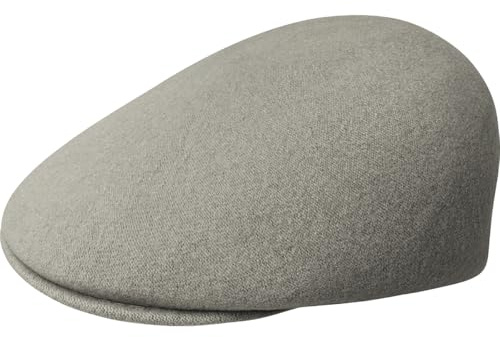 Kangol Seamless Wool Gatsby 507 Flatcap Schiebermütze Schnabelmütze Gatsbymütze Wollcap Schirmmütze Damen/Herren - mit Schirm, Schirm Winter