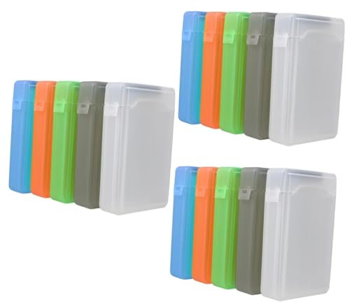 Hoement Protezione Per Disco Confezione 15 Protezione Del Disco Portatile Ssd Valigia Custodie Per Computer Portatili Borse Per Rigidi Del Computer Hdd Abs
