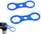 2pcs per Riparazione della Forcella Anteriore Bicicletta SR Suntour XCR/XCM/XCT/RST MTB Tappo forcelle Anteriore Rimuovere installare Chiave Inglese Bike Anteriore Rimozione Chiave Ammortizzatore