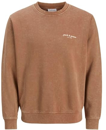 JACK & JONES Herren Jjedover Print Sweat Crew Neck