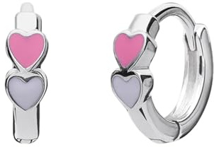 Lucardi - Kinder - Ohrringe - 925 Silber - Silberfarbig - Nickelfrei