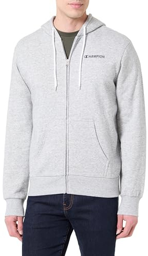 Champion Herren Legacy Hoodie, grau, M