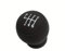 Funda para pomo redondo de 6 marchas – Funda para pomo de cambio de coche de silicona antideslizante – Carcasa protectora universal funda antideslizante pomo con marchas negro