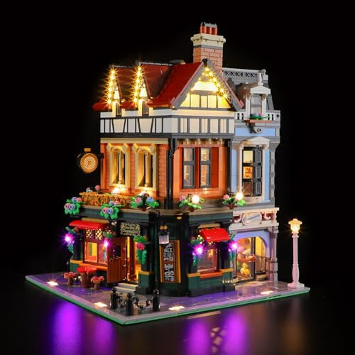 LIGHTAILING Licht-Set Für Lego-10350 Eckhaus im Tudorstil - Led-Beleuchtungsset Kompatibel Mit Lego Bausteinen Modell - Modell Set Nicht Enthalten