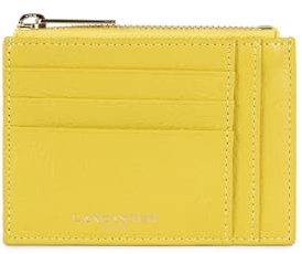 Lancaster | Dune - Porte-Cartes Cuir de Vachette Grainé Tilleul