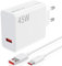 AIAUXAI per Xiaomi 45W Turbo Caricabatterie Caricatore 6A Cavo di Ricarica USB C 1M per Xiaomi Redmi Note 14 Pro 13 13X 11 POCO X7 M6 Caricatore Rapidoe con Tipo C Cavo per Redmi Note 10 9 8 Mi 11 Pad