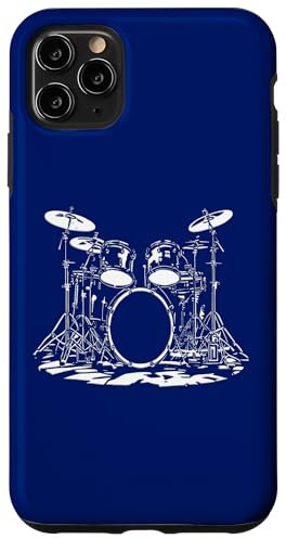 Batería Silueta Baterista Carcasa para iPhone 11 Pro Max