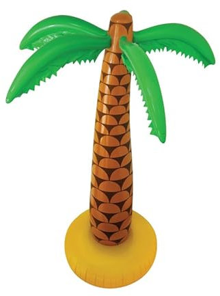 Inflatable Palm Tree (168cm) – Tropical Party Decoration for Summer BBQs, Beach Parties, Hawaiian Luau Events, Garden Fun, Kids Birthday & Indoor/Outdoor Celebrations