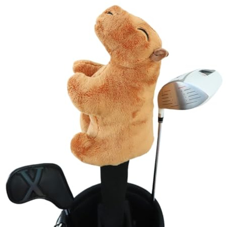 Copri Mazza Copricapo for Mazza da Golf for Animali Accessori da Golf Protezione for Copricapo da Golf, Copertura in Legno da Golf Regali Carini Coprimazze