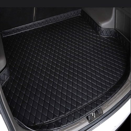ZYJZXL188 Alfombrilla Maletero Coche para Opel Corsa (C) 2000-2006, Cuero Protector Maletero Impermeables Bandeja Trasero Funda, Accesorios Coche,Black