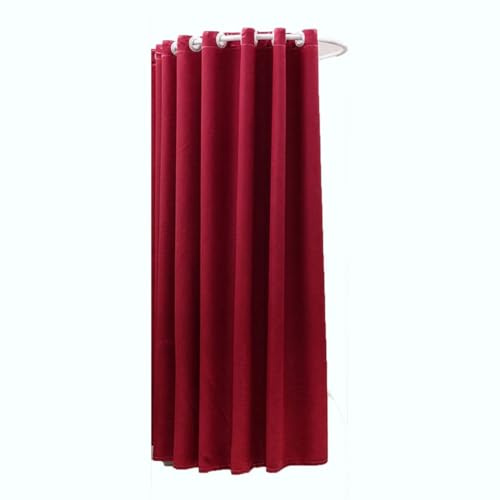 OUFEIJIA EUR Mobile Umkleidekabine in U-Form mit Kleiderstangen. Geeignet for Bekleidungsgeschäfte und Einkaufszentren. Mit feststellbaren Rollen(85cm)
