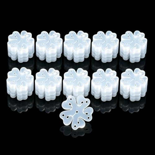 100 Pcs Balloon Arch Clips, Flower Shape Balloon Clips | Flower Shape Balloon Clips for Arch, Reusable Balloon Clips, Balloons Tie Tool for Wedding, Birthday Party Decorations