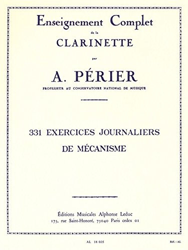 331 EXERCICES JOURNALIERS DE MECANISME CLARINETTE