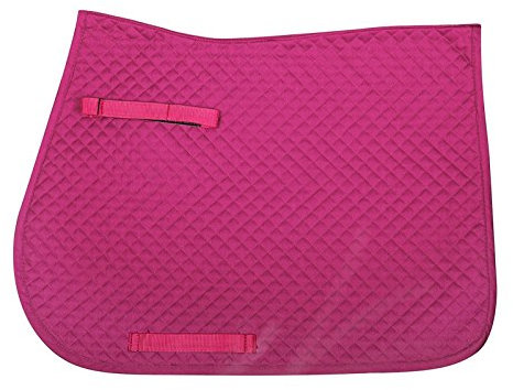 QHP Schabracke Color Basismodell kleine Rautensteppung diverse Größen und Farben (Shetty VS, Fuchsia)