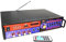 AMPLIFICATORE AUDIO EQUALIZZATORE STEREO BLUETOOTH KARAOKE RADIO FM 2 CH USB AMP