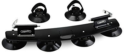 Rassine LXB6 - Portaequipajes para 2 Bicicletas, Color Negro