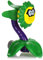 com-four® Wassersprinkler Blume - Wasserspielzeug für den Garten - Sprinkler für Kinder im Sommer (Blume - grün.gelb.lila)