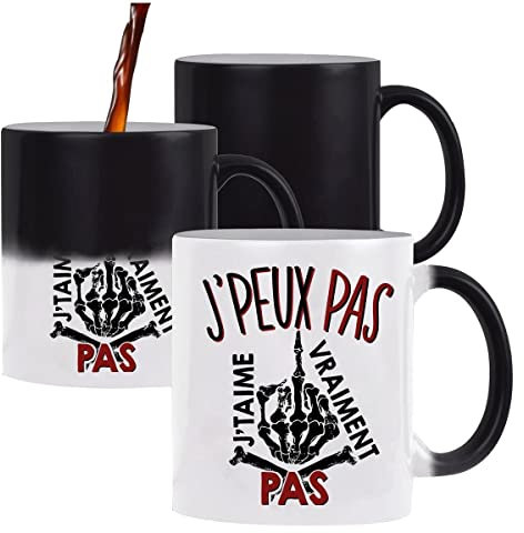 Mug Magique J'peux pas Je t'aime pas | Tasse Humour
