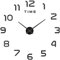 Ruhhy DIY Wanduhr zum Aufkleben Kleben 3D Wohnzimmer 19928