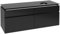 Villeroy & Boch Legato Waschtischunterschrank B590, 1400x550x500mm, Waschtisch rechts, B59000PD, Farbe: Black Matt Lacquer