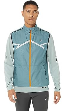 ASICS 2011C874-400 LITE-SHOW VEST Jacket Herren FOGGY TEAL Größe L