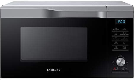 Samsung Forno a Microonde combinato HotBlast™ MC28M6085KS, + Grill 900 W + 1500 W, 28 L, 52l x 31h x 46p cm, Argento (Ricondizionato)