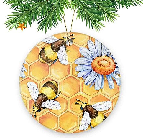 Weihnachtsbaumschmuck zum Sammeln, 7,6 cm, Bienen, für Familie
