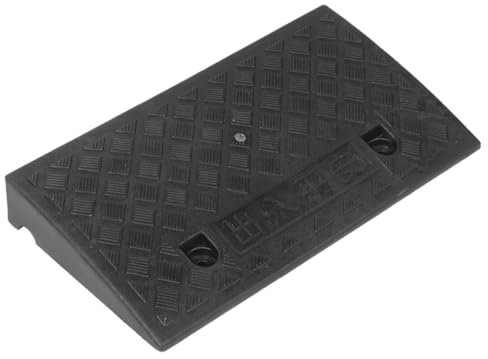 Vaguelly Rampe Trottinette Garde D'allée Rampe De Quai De Chargement Rampe De Trottoir pour Rampes De Robot De Balayage Garniture De Bord De Porte Rampes D'allée Butées Étage 6cm Caoutchouc