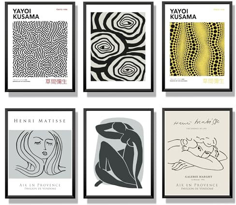 Winund poster set 50x70 cm, UNGERAHMT, Wandposter, deko schlafzimmer, deko wohnzimmer, wandbilder wohnzimmer, leinwand bilder, wanddeko wohnzimmer, poster vintage, bilderrahmen 50x70 (BLACK 30x40 cm)