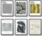 Winund poster set 50x70 cm, UNGERAHMT, Wandposter, deko schlafzimmer, deko wohnzimmer, wandbilder wohnzimmer, leinwand bilder, wanddeko wohnzimmer, poster vintage, bilderrahmen 50x70 (BLACK 30x40 cm)