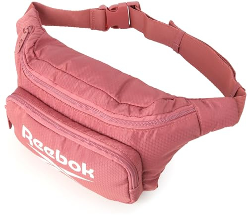 Reebok Gürteltasche – leichte, stilvolle Bauchtasche für Damen und Herren mit verstellbarem Riemen – Crossbody-Gürteltasche, Davis Rose, One Size, Hüftgurt-Gürteltasche