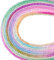 PandaHall - 10 hebras de cuentas redondas facetadas de cristal de 3 mm de color degradado, cuentas sueltas para manualidades, pulseras, joyas