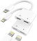 Adattatore per iPhone Jack Lightning 2 Pack Cuffie Microfono Dongle per Apple 14 13 12 11 Pro Max per iPad Mini Cavo AUX Caricabatteria da auto Accessori per cuffie Ricarica Audio Connettore