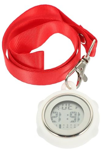 Holibanna Montre Poche Électronique avec Porte-clé Chronomètre Numérique pour Professionnels De Santé Et