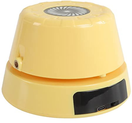 Smart Jump Rope Machine, Rope Skipping Machine Count with Remote Control for Outdoors for Kids (Yellow)