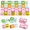 Additions- und Subtraktions-Flashkarten, mathematische Flash-Karten | 4-in-1-Assoziationsspiel für Kleinkinder – das englische Wort Zeitbewusstsein spielt Lernwerkzeuge für Kinder von 6 bis 8 Jahren